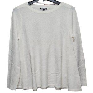 Cable & Gauge White XL/TG Knit Long Sleeve Sweater‎ (RN #73163)